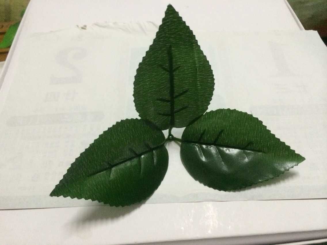 仿真花叶 三叉玫瑰叶 花材产品图