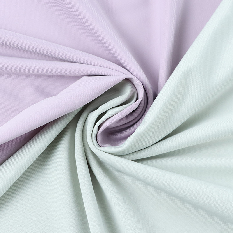 工厂75D冰丝弹力防晒服面料运动休闲面料单面涤氨泳装泳衣布料产品图