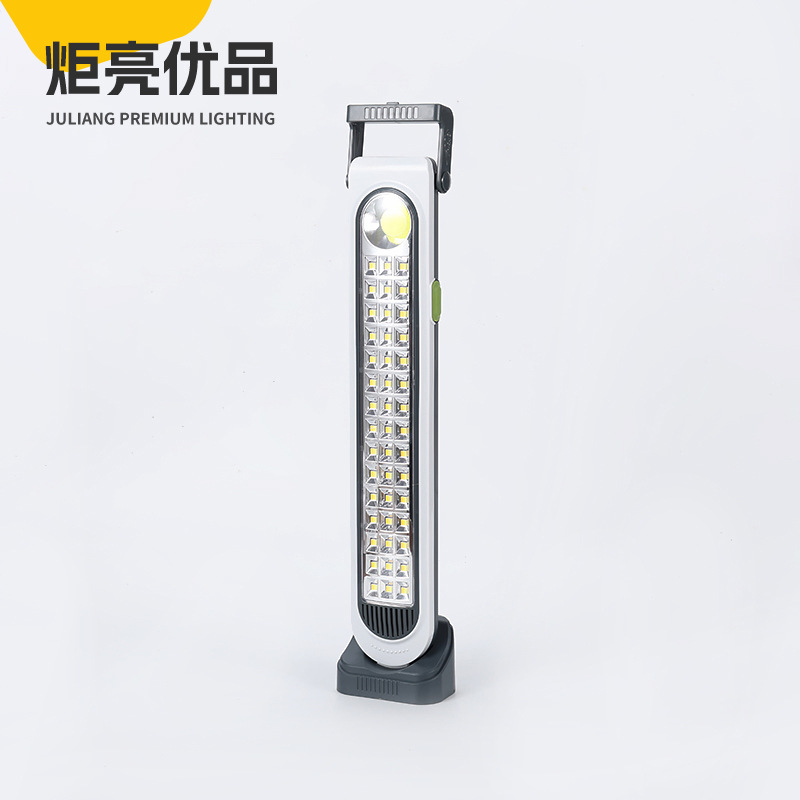 Portable outdoor camping lighting lamp, household standing work light, outdoor hiking camping LED lighting lamp HEL-6855T