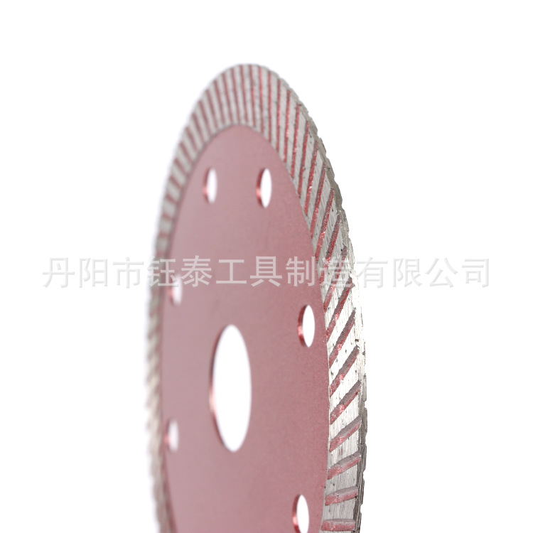 丹阳超薄105冷压细波纹金刚石锯片微晶石玻化砖陶瓷石材切割片细节图