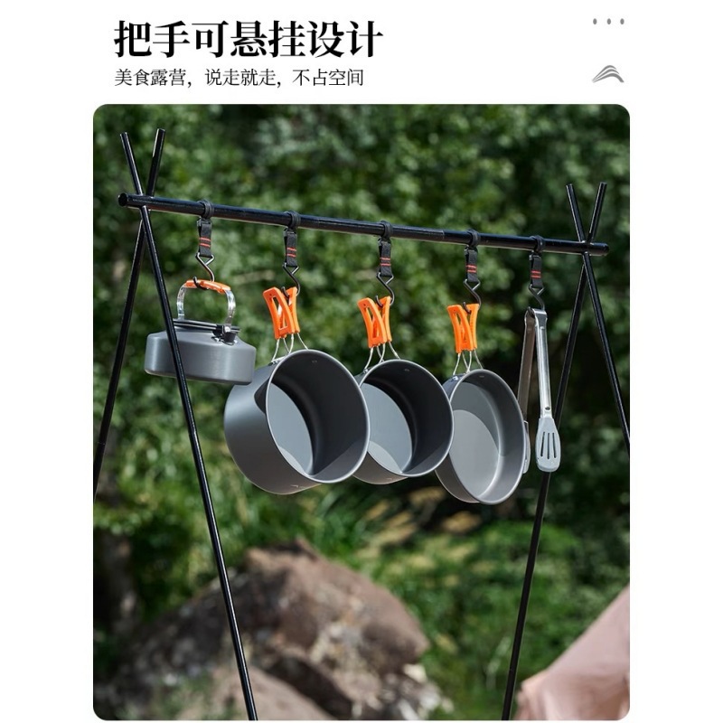 野营锅具实物图
