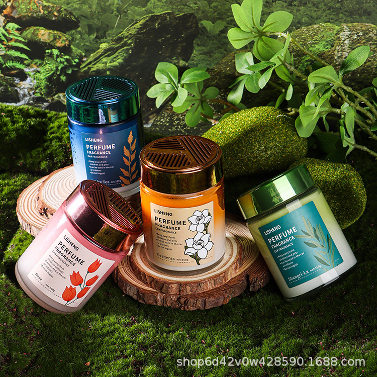 Car aroma diffuser, elegant atmosphere, light fragrance cup holder, aroma ornament, long-lasting fragrance, solid aroma paste, cross-border wholesale for automobiles details Picture