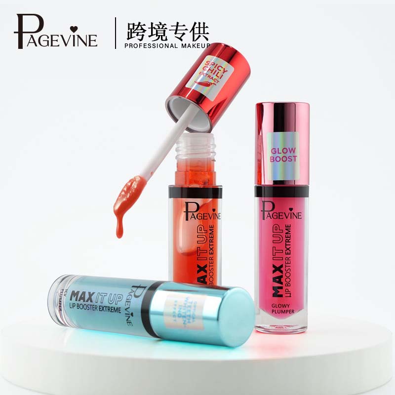 Cross-border PAGE VINE Chili Lip Cream Menthol Thermochromic Moisturizing, Hydrating, Repairing and Long-lasting Lip Glaze export details Picture
