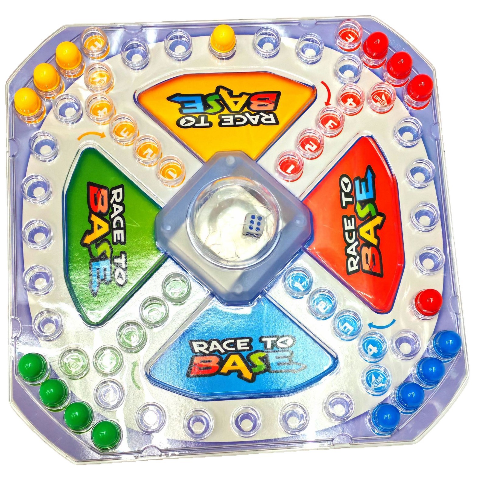 跨境儿童立体飞行棋亲子互动游戏儿童益智启蒙跳跳棋男女孩通用白底实物图