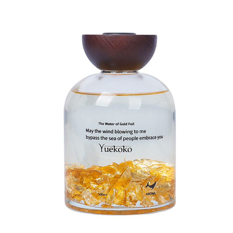 Agua de hoja de oro 500ML gran capacidad sin fuego aromaterapia dormitorio larga duración difusor de aroma de hotel fragancia juego de regalo de cumpleaños Item Picture
