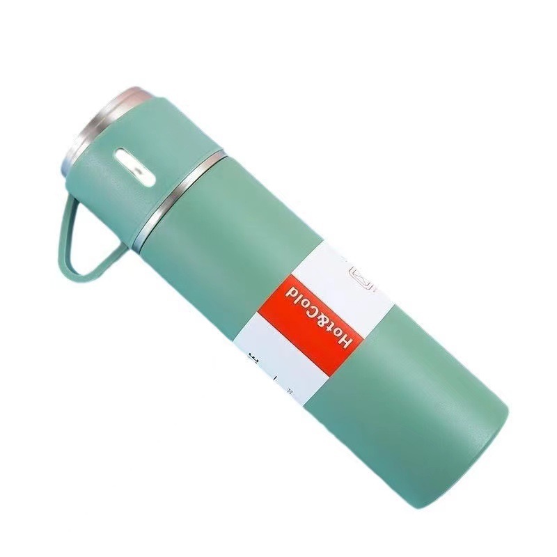 304 stainless steel insulated cup, tea cup, three-lid business gift box set, outdoor water cup, event gift wholesale Item Picture