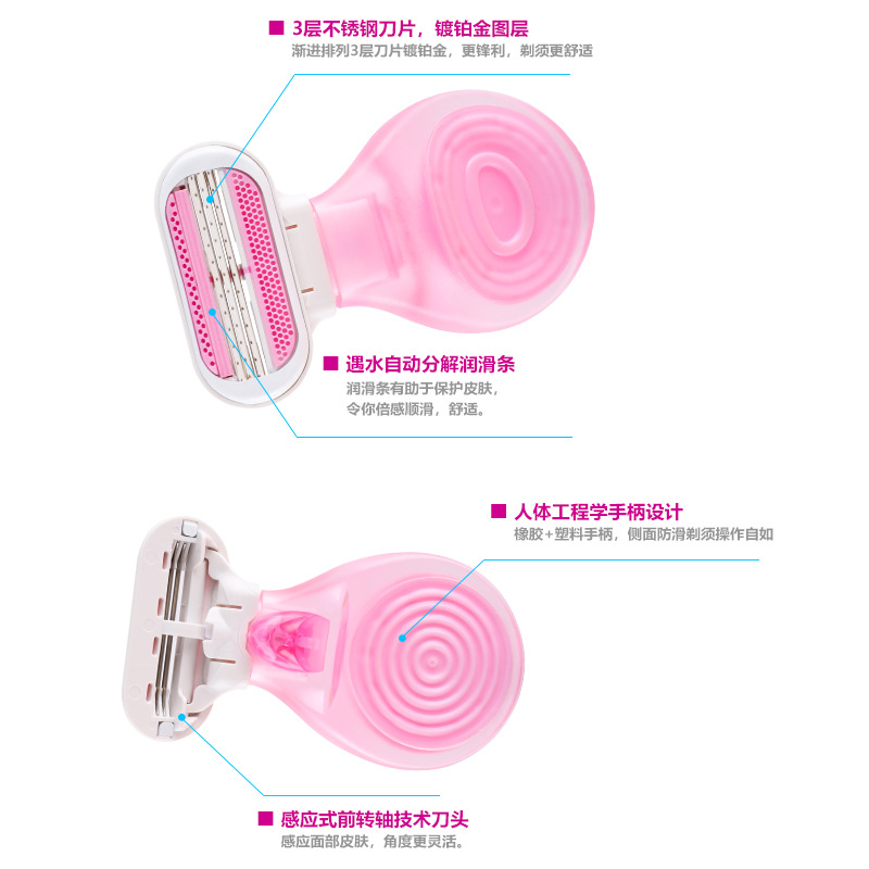 The new cross-border thumb shaving knife PearlMax is a small manual full-body hair removal tool for women's home use Application Scenario