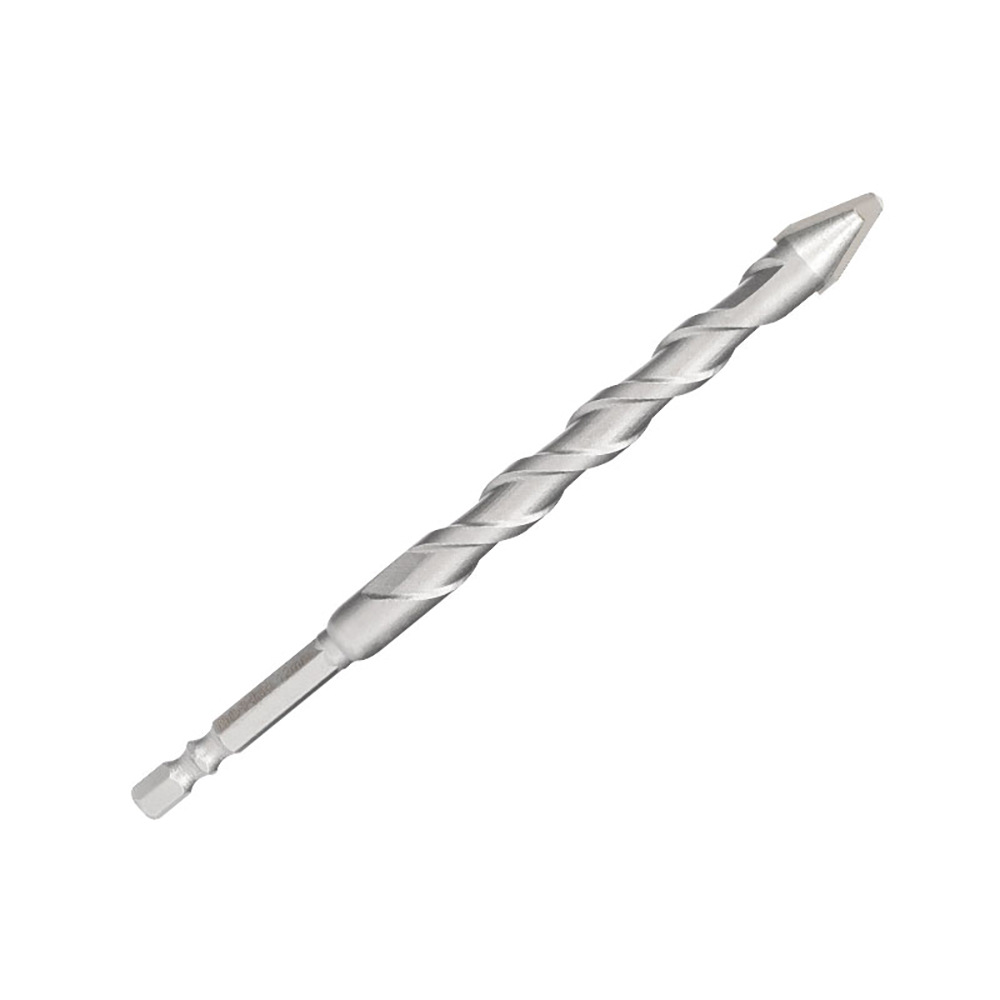 Extended eccentric drill bit with tilted head for drilling full tile walls, super-hard multi-functional concrete ceramic drill with hexagonal handle Item Picture