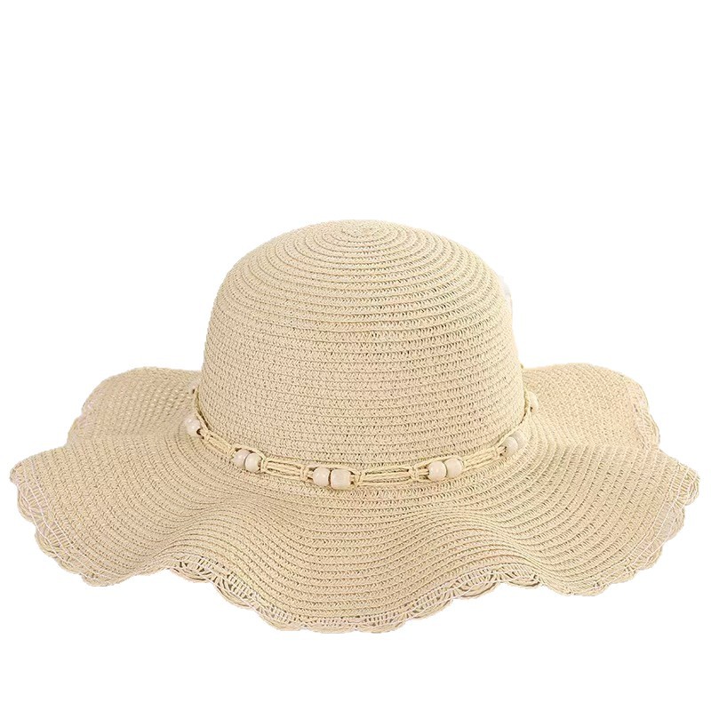 帽子/棒球帽/草帽/遮阳帽/小麦秸秆草帽白底实物图