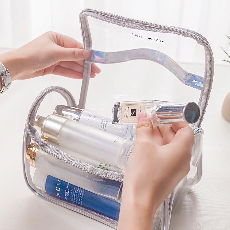 洗漱包大容量ins风便携手提旅行化妆包收纳袋批发便携化妆收纳产品图