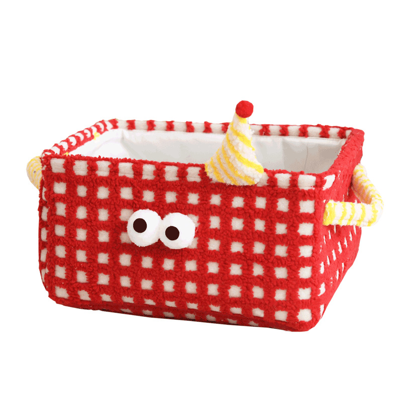 Cartoon storage box, clothing storage box, thickened fabric washable storage basket, toy storage, children's organizing box Item Picture