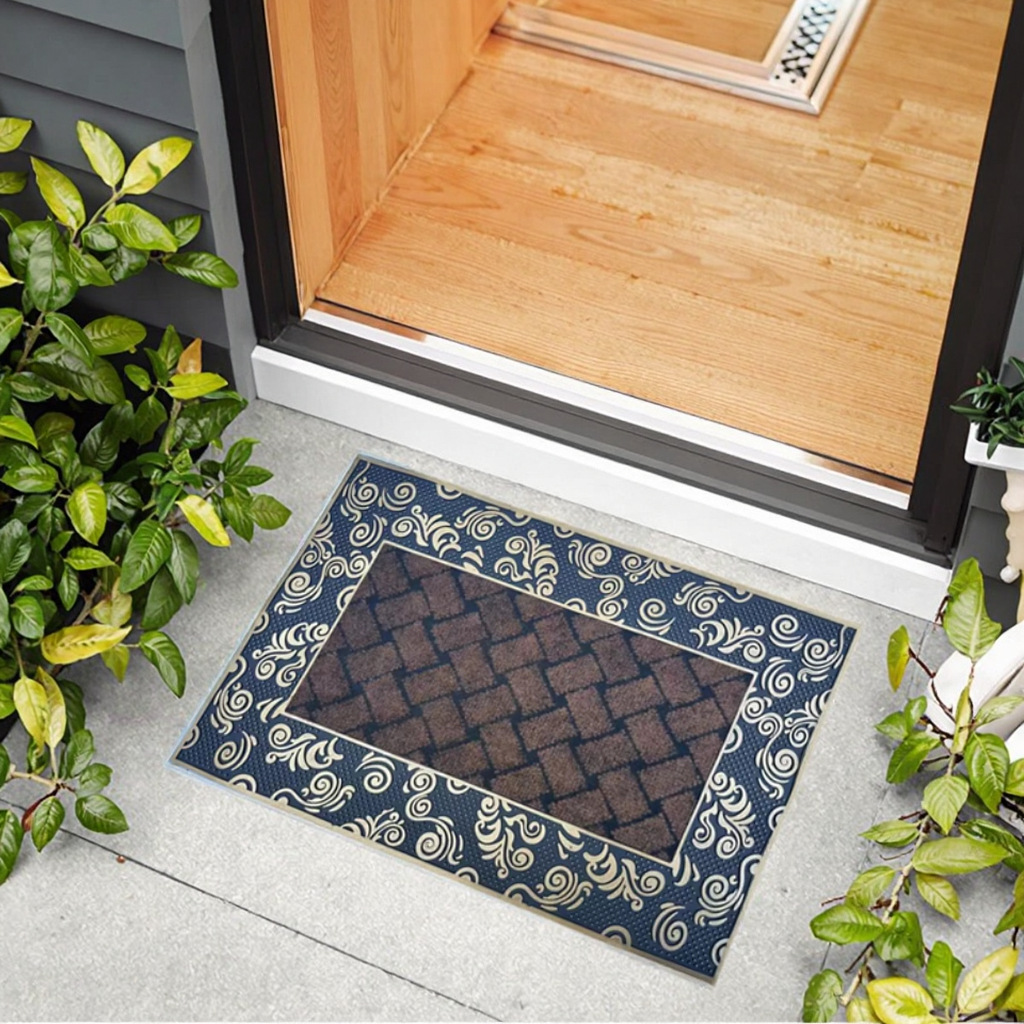 Black rubber and plastic anti-slip MATS, aluminum film injection molded MATS, popular European-style welcome MATS, machine-pressed MATS, door mud scraping MATS