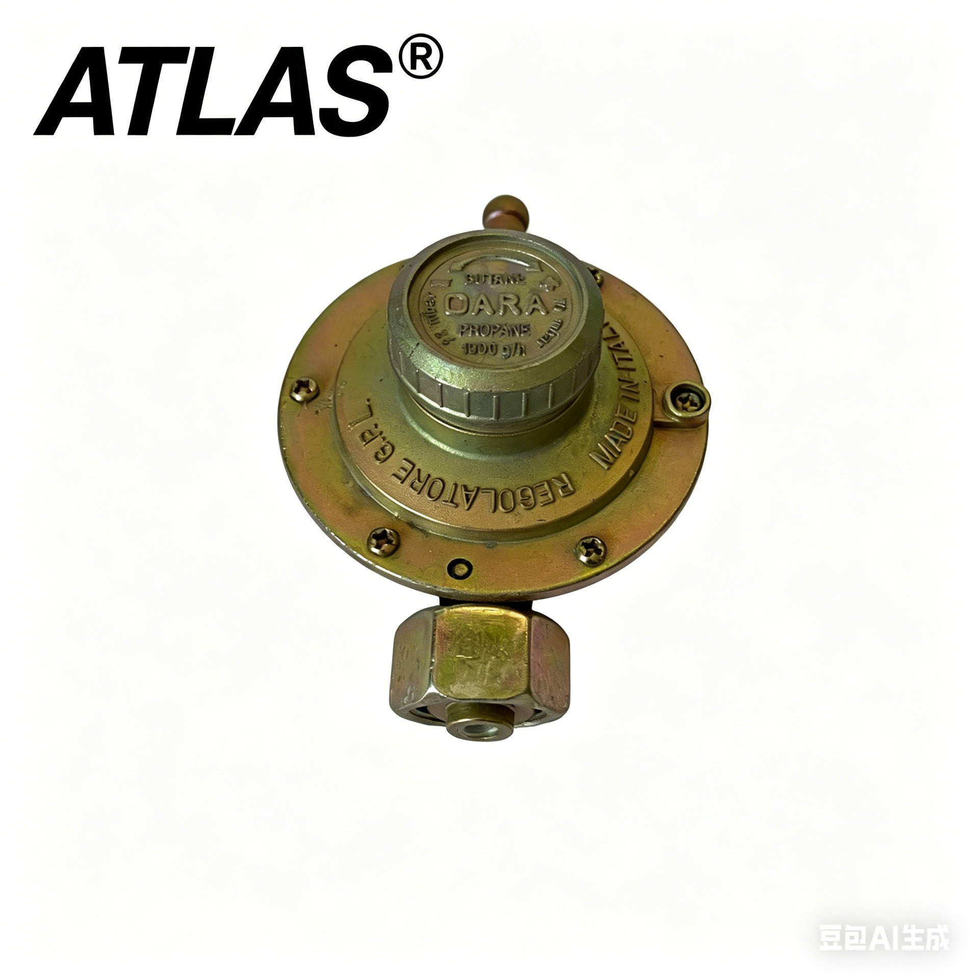 外贸专供ATLAS意大利设计燃气减压阀锌合金家用煤气灶阀可调节阀