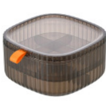High appearance level transparent jewelry storage box, stud earrings, necklaces, bracelets, rings, multi-style and multi-layer portable box