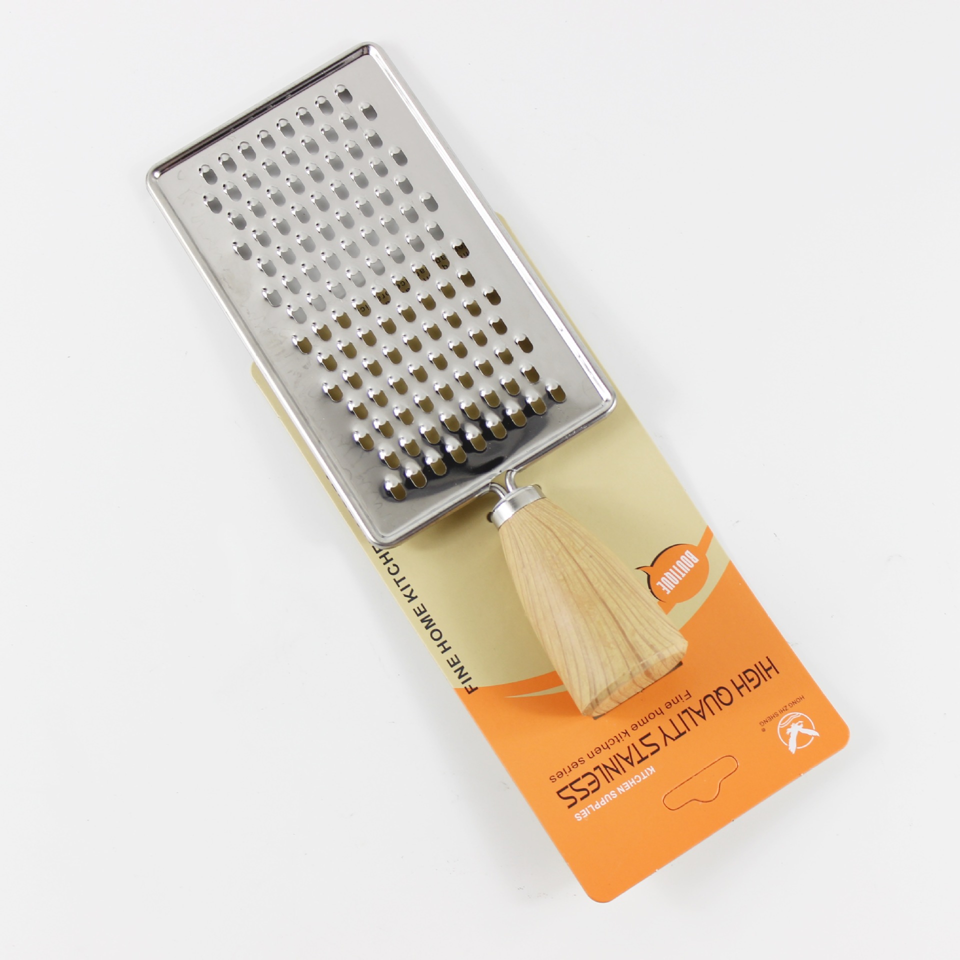 Stainless steel grater, kitchen small tool, thickened small hole, multi-functional vegetable cutter, kitchen household melon grater, factory direct sales