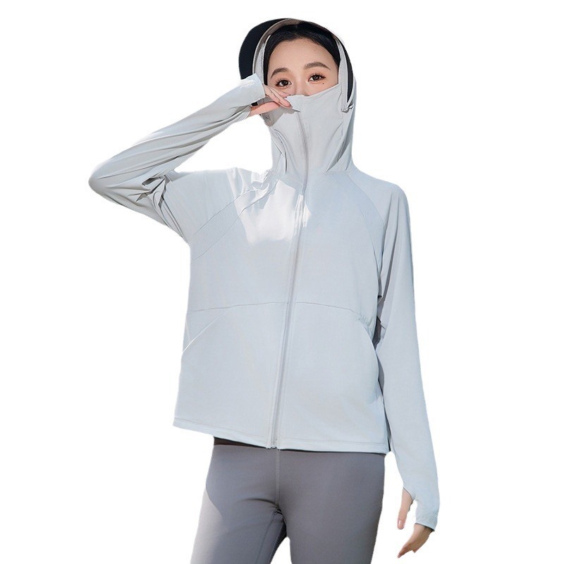 Women's 2025 new black rubber detachable brim fishing shirt, men's thin breathable sun-protective clothing Item Picture