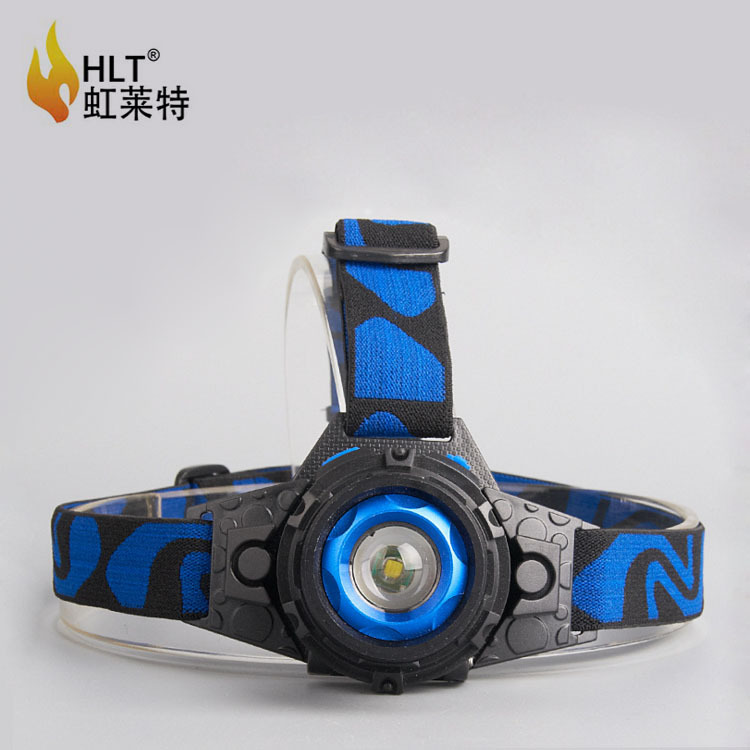 Built-in polymer rechargeable LED headlamp portable head-mounted focusing outdoor cycling and camping led strong headlamp Specification image