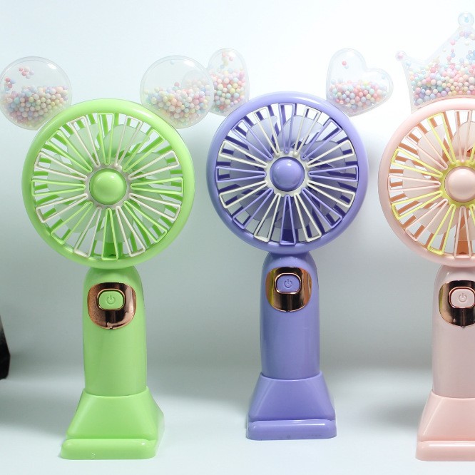 HX13-3 New mini usb small fan Handheld portable children's office student handheld desktop fan gift details Picture