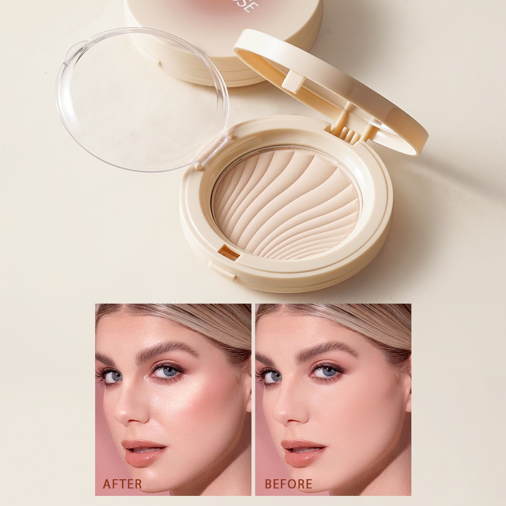 Long-lasting waterproof and oil-control setting powder compact, cross-border brand cosmetics for export, GIGIROSE factory wholesale Specification image