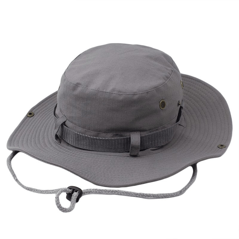 Western cowboy hats, men's and women's drawstring all-season wide-brimmed sun hats, outdoor fishing and mountaineering trendy fisherman hats Application Scenario