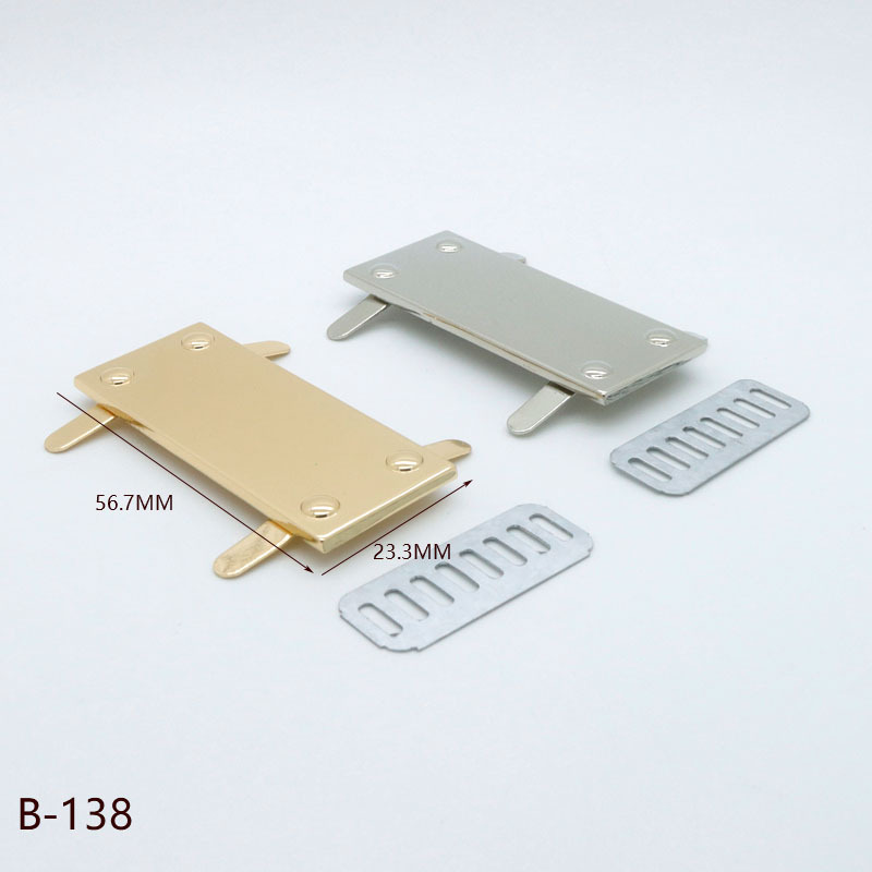 Smooth surface tags for bags, blank logos, trademarks, laser metal nameplates, in stock for wholesale Item Picture