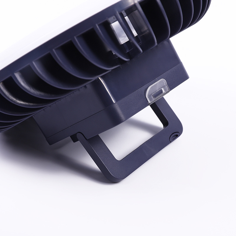 热销跨境款USB充电风扇灯直播多功能帐篷野营灯户外照明灯白底实物图