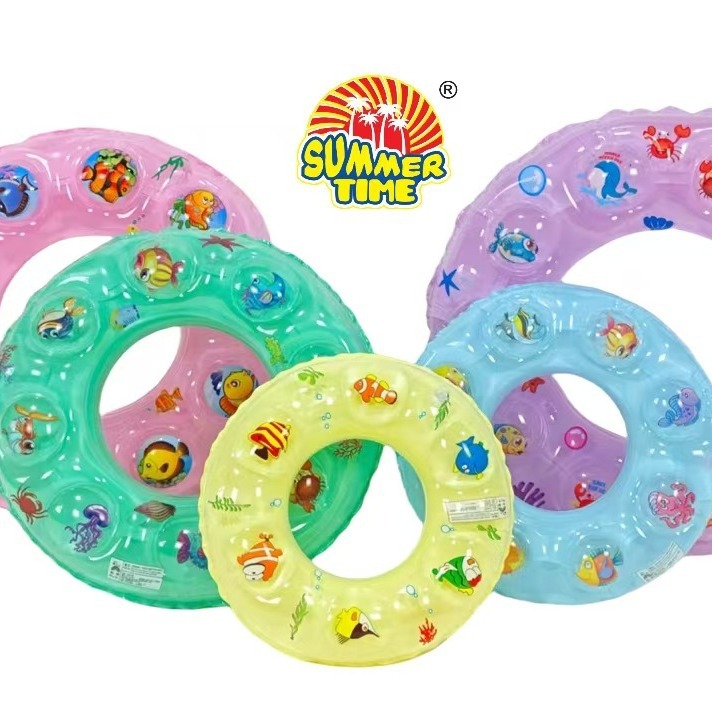 游泳用品/游泳圈/游泳圈儿童卡通/脚踩泵/泳圈打气筒白底实物图