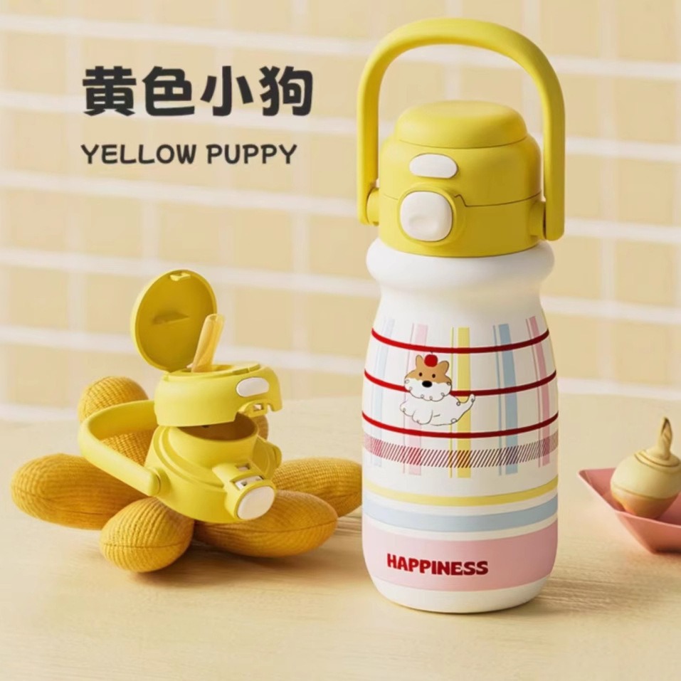 保温杯/水杯/保温杯儿童斜跨可爱/杯子/冰霸杯产品图