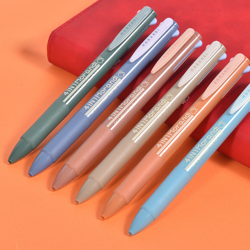 Weiya Hui Four-in-one Gel Pen, Multi-color Pen, Four-color Gel Pen, Business Multi-color Pen WYH020 Specification image