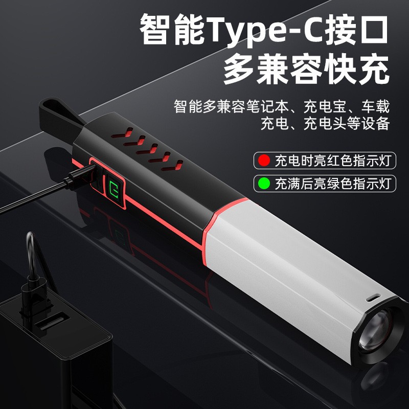 手电筒/手电筒学生超长户外/跨境新款强光手电/玩具电筒/户外登山手电筒细节图