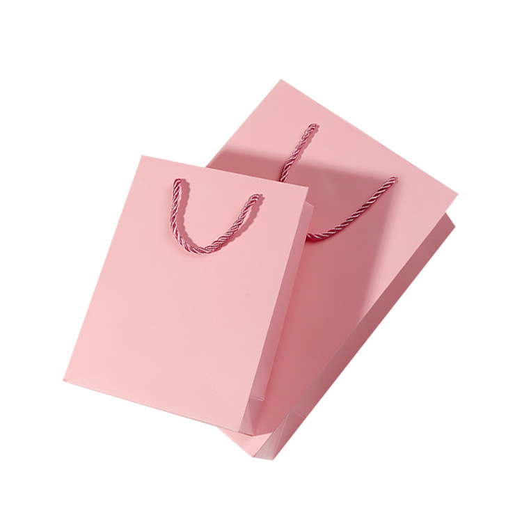 Customized logo handbags in stock, white and black cardstock, kraft paper, clothing store, optical store, shopping bags, hand-held paper bags Item Picture
