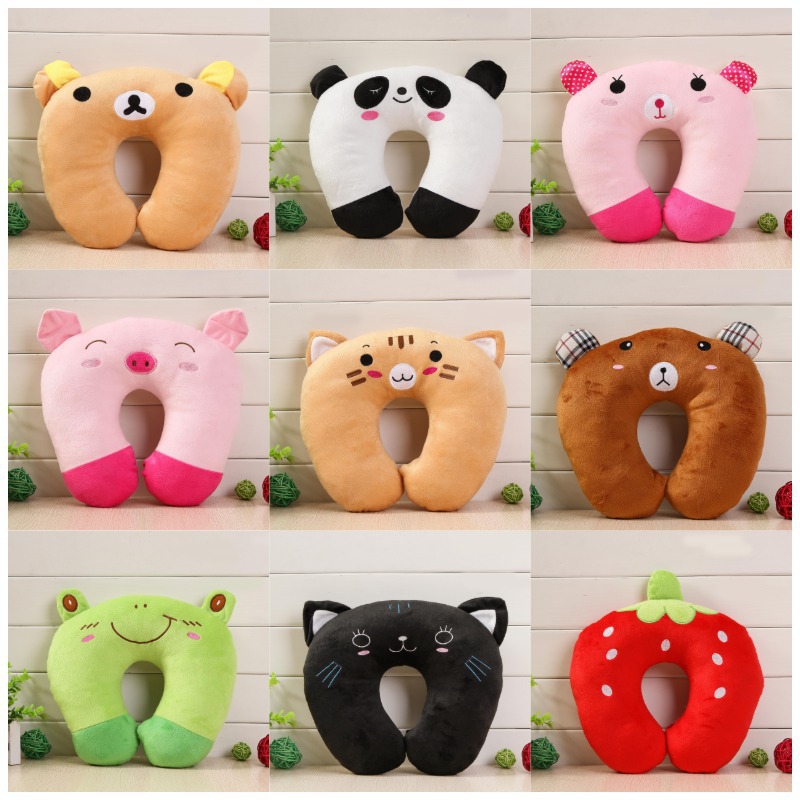 Cartoon Cute Neck Pillow company, wholesale of event gifts, creative neck pillows, high-speed rail and airplane travel nap U-shaped pillows