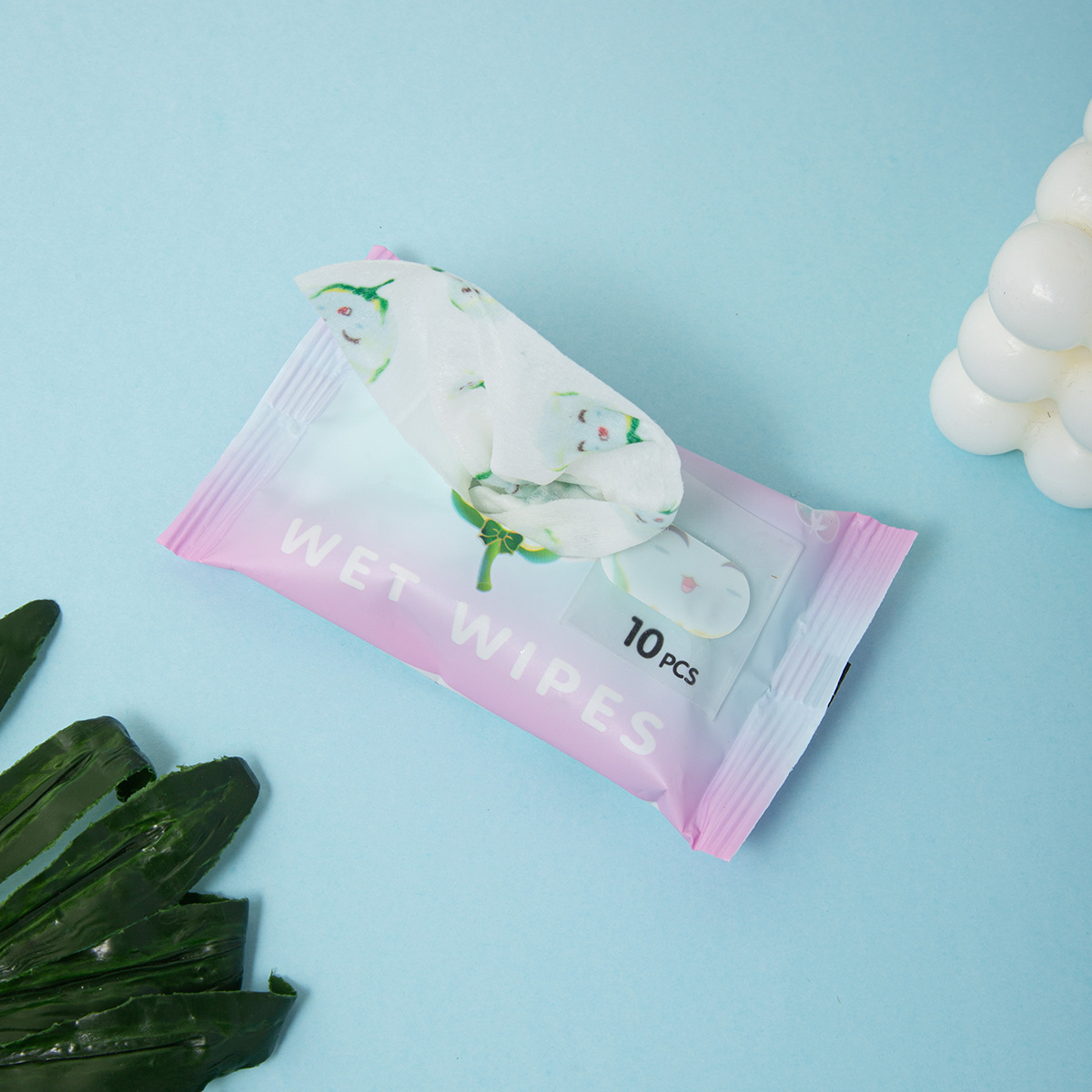 Clean Treasure Children's Mini Portable Wet Wipes, wholesale of Student small packages, disposable mini portable small packs of wet wipes Specification image
