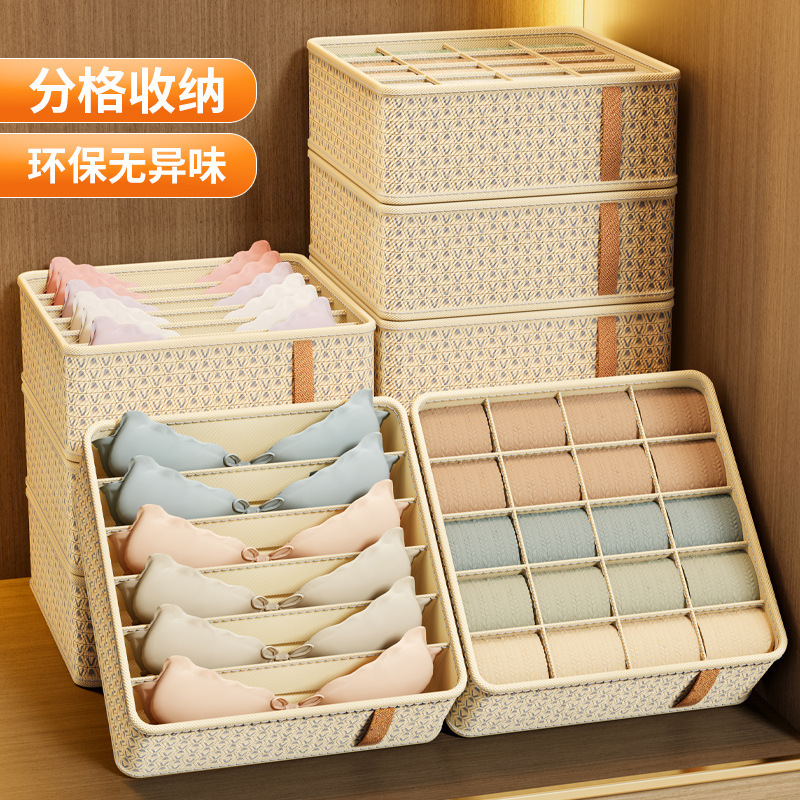 Underwear storage box, home wardrobe drawer, sock and intimate clothing compartments box, underwear and bra organization wonder Application Scenario