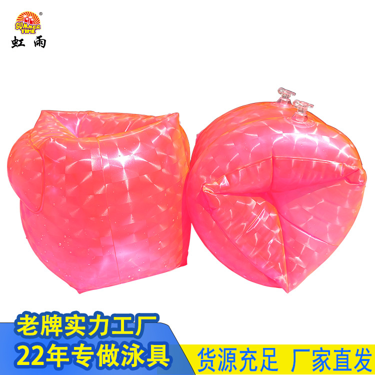 Manufacturer's PVC inflatable fluorescent arm sleeves, PVC inflatable arm rings, PVC inflatable water sleeves Specification image