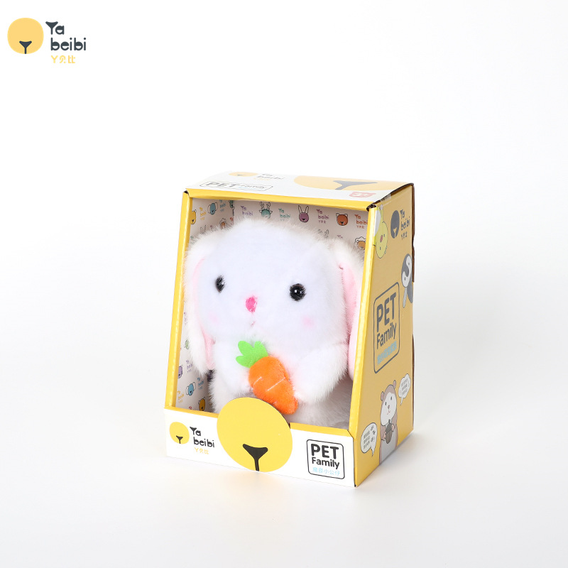 Cartoon Ya Bei Bi Magic Sound Electric Rabbit can record, move, shake, plush toy, electric hamster toy Item Picture