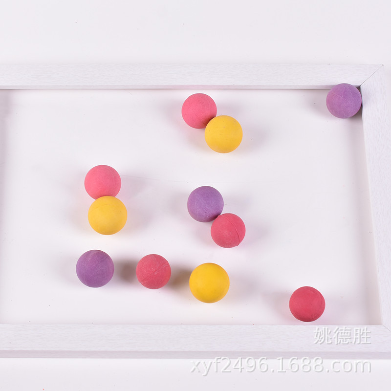 Factory direct sales of rubber foam balls of various colors, 4.0cm elastic ball patting ball ball accessories