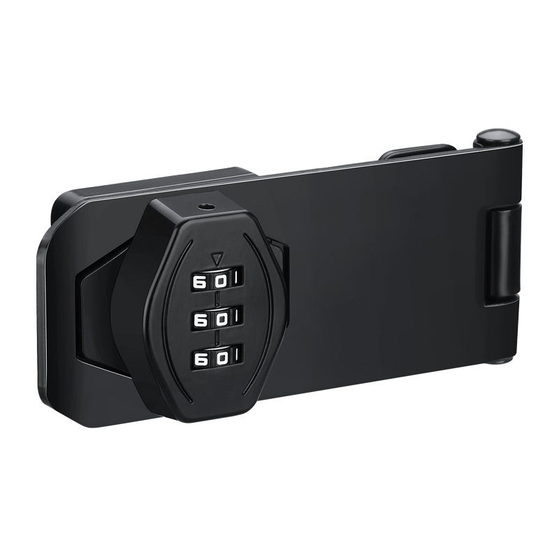 免打孔玻璃门橱门密码锁抽屉锁90度插销式储物柜门锁锁扣电子锁白底实物图