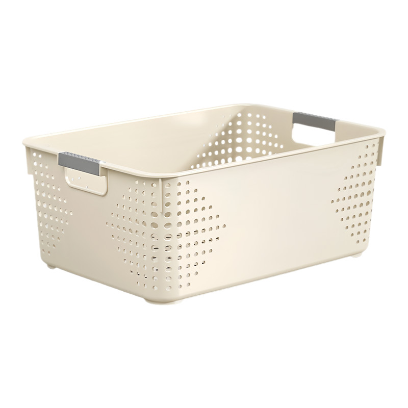 Snack and sundries storage baskets, household plastic storage baskets, kitchen cabinets, storage boxes, dormitory wardrobes, clothes sorting boxes Item Picture