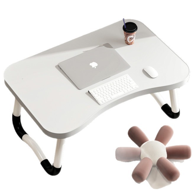 Adjustable bed small table, folding table, dormitory desk, student computer desk, study desk on top, household table board Item Picture