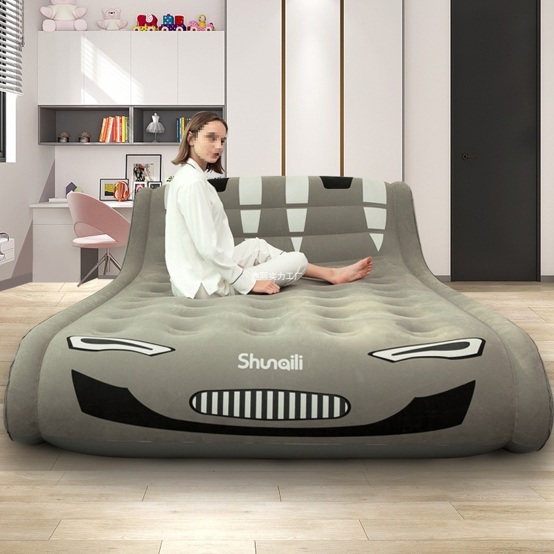 全自动充气垫床双人家用卡通加厚可折叠便携户外午休电动