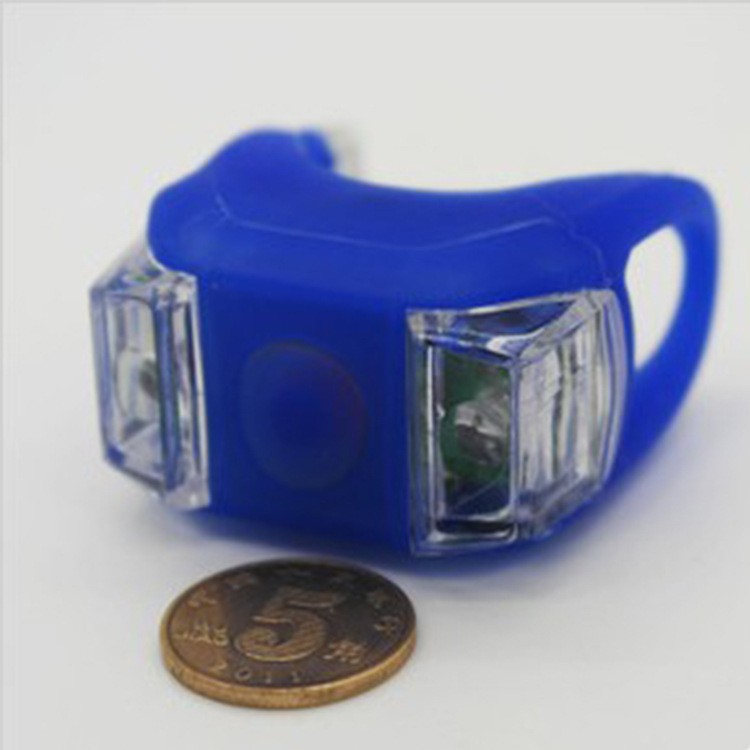 自行车6代青蛙灯防水硅胶LED警示灯配件夜骑单车警示灯尾灯批发细节图