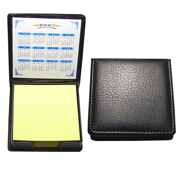 【 Factory Direct Sales 】 Leather box, sticky note box, advertising office promotion gift, can be printed with logo Specification drawing