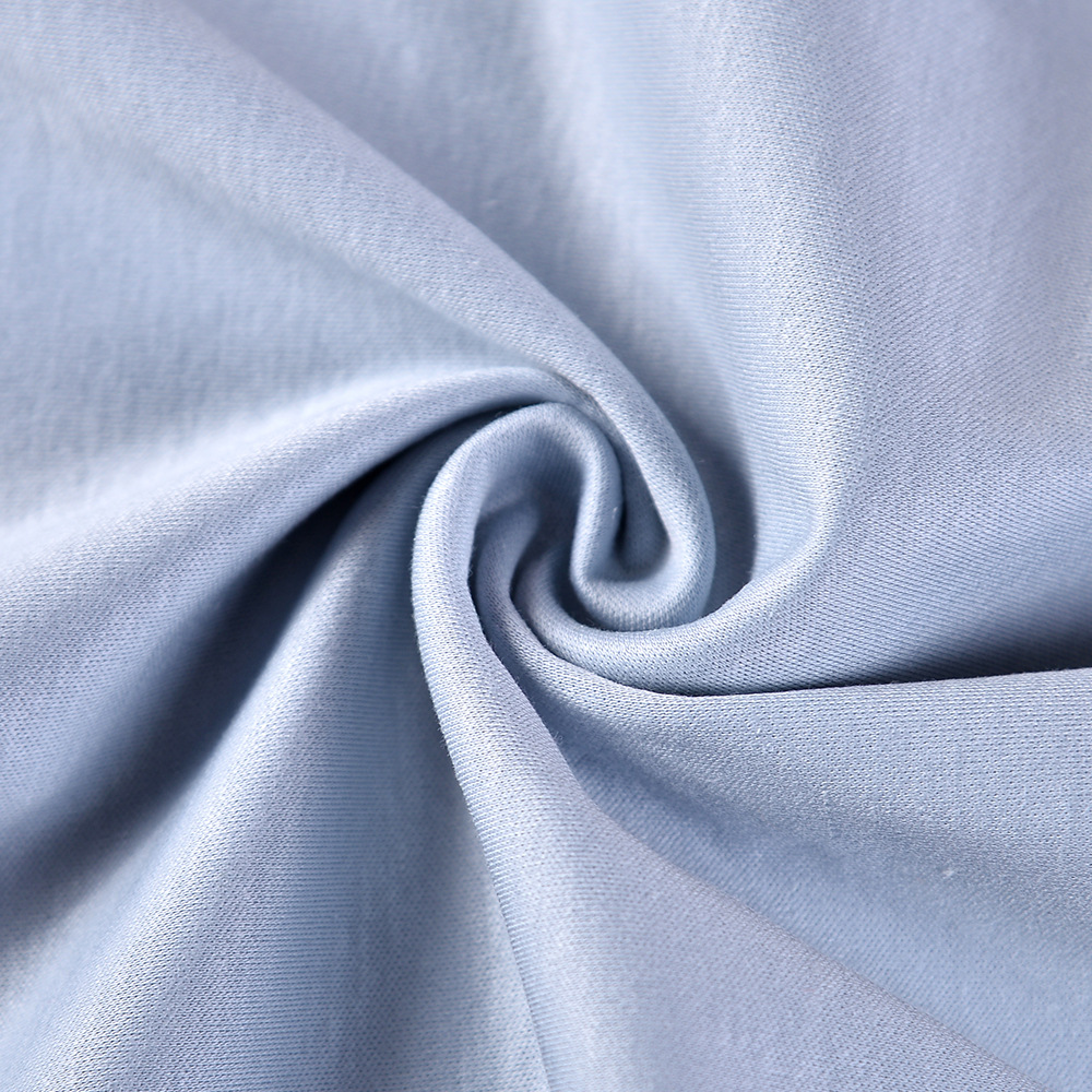 50支天丝亚麻丝光双面含10%亚麻春夏高端T恤打底时尚女装面料产品图