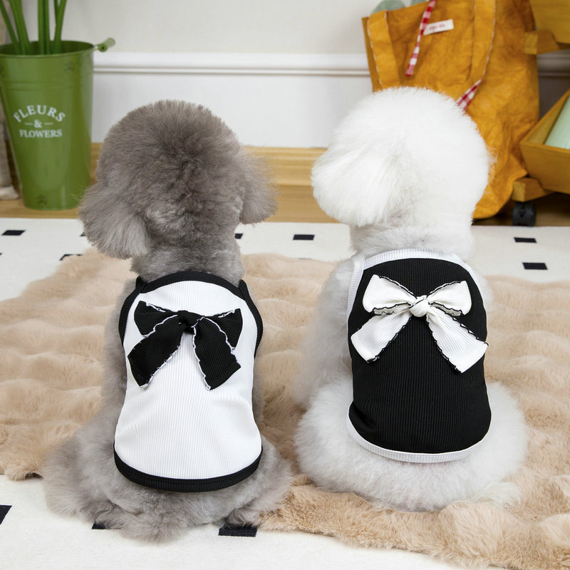 Pet clothing, dog clothes, spring and summer new Teddy dog pet clothing, cat summer thin 25 simple vest