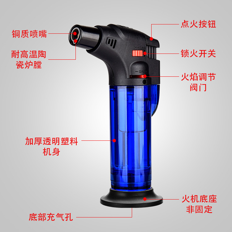 Direct flame electric sprayer, food fire high-pressure watering can, backpack spray gun details Picture