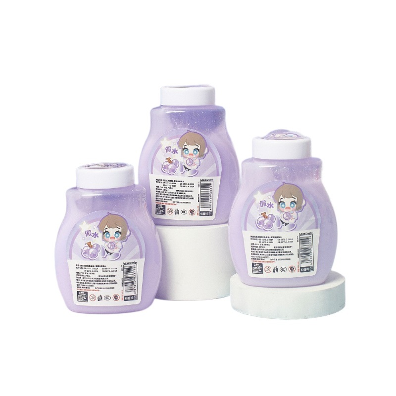 New grape jam water slime for children, popular bubble stress-relieving crystal mud, non-toxic, safe and non-sticky wholesale Item Picture