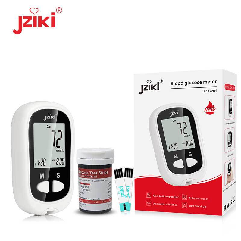 新款JZIKI血糖跨境英文版血糖监测中老年血糖测试热销厂家直销