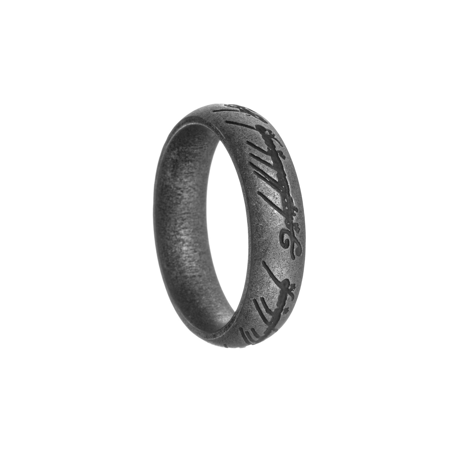 2024 Amazon's popular new European and American jewelry, aged titanium steel men's ring, the King of Rings Item Picture