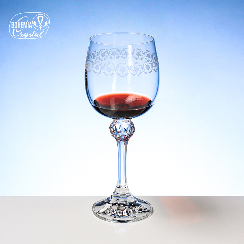 Czech imported lead-free crystal wine glasses, simple and atmospheric red wine glasses, whisky glasses, champagne glasses, gift box wholesale Specification image